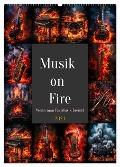 Musik on Fire (Wandkalender 2024 DIN A2 hoch), CALVENDO Monatskalender - Steffen Gierok-Latniak