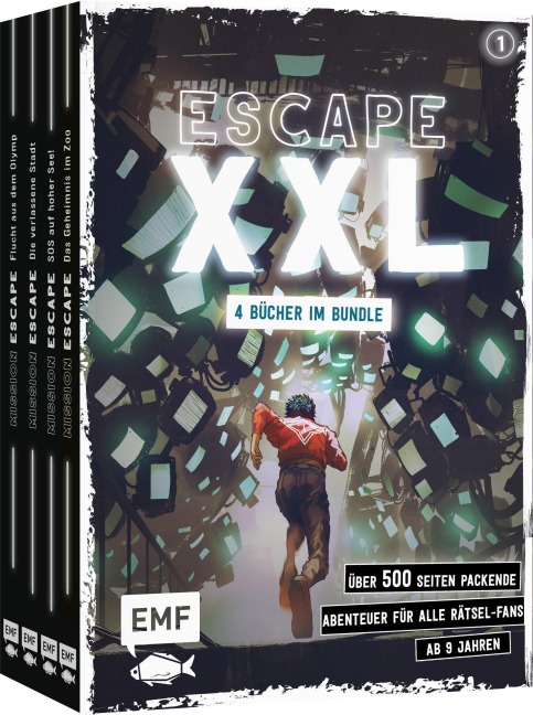 Escape XXL - über 500 Seiten packende Abenteuer für alle Rätsel-Fans ab 9 Jahren (Band 1) - Lylian, Miceal Beausang-O'Griafa, Fabien Fernandez