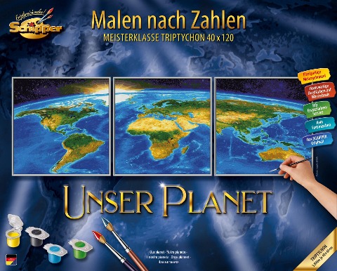Schipper Malen nach Zahlen - Unser Planet (Tript.) - 