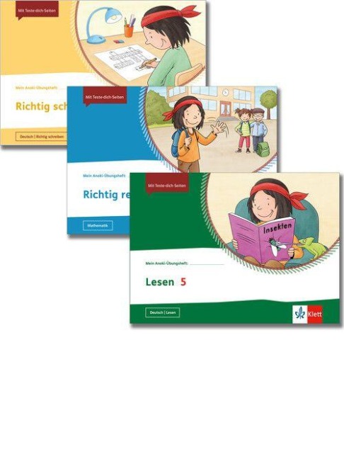 Mein Anoki-Übungsheft Richtig rchnen, Richtig schreiben, Lesen Paket Klasse 5 - 