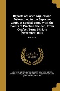 Cover-Bild zum Titel 'Reports of Cases Argued and Determined in the Supreme Court, at Special Term, With the Points of Practice Decided, From October Term, 1844, to [November, 1884]; Volume 38' von ''