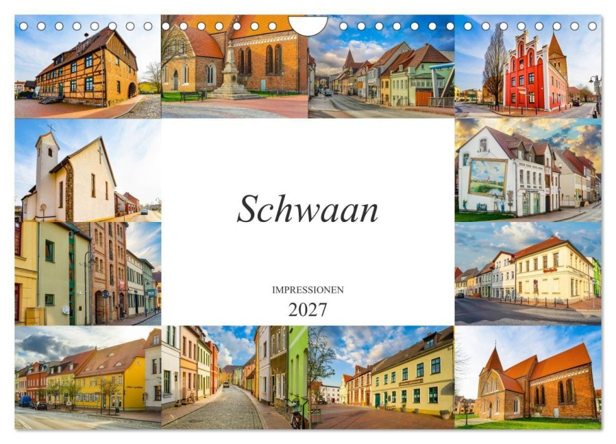 Schwaan Impressionen (Wandkalender 2027 DIN A4 quer), CALVENDO Monatskalender - Dirk Meutzner