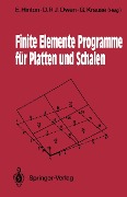 Cover-Bild zum Titel 'Finite Elemente Programme für Platten und Schalen' von ''
