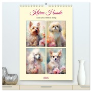 Cover-Bild zum Titel 'Kleine Hunde. Entzückend, lieblich, duftig (hochwertiger Premium Wandkalender 2026 DIN A2 hoch), Kunstdruck in Hochglanz' von 'Rose Hurley'