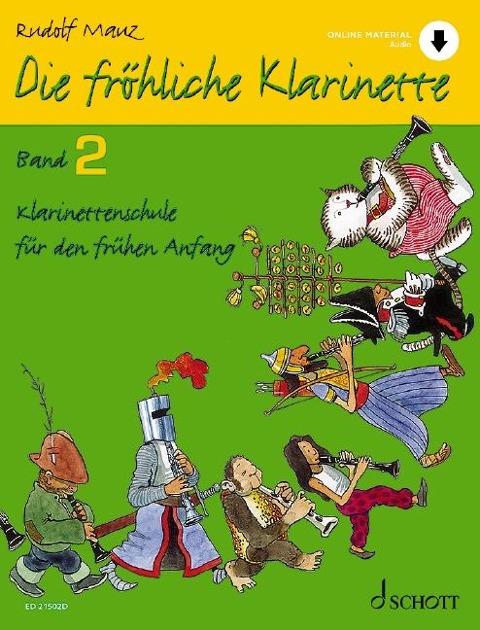 Die fröhliche Klarinette Band 2 - Rudolf Mauz