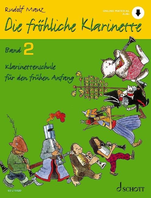 Die fröhliche Klarinette Band 2 - Rudolf Mauz