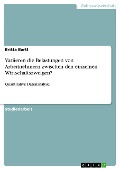 Cover-Bild zum Titel 'Variieren die Belastungen von Arbeitnehmern zwischen den einzelnen Wirtschaftszweigen?' von 'Britta Bartl'