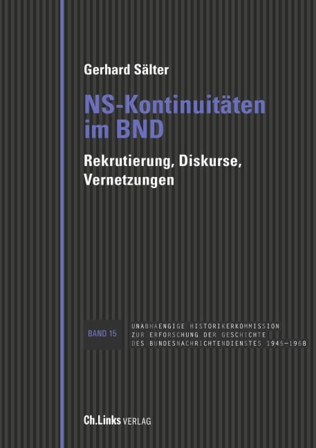 NS-Kontinuitäten im BND - Gerhard Sälter