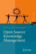 Cover-Bild zum Titel 'Open Source Knowledge Management' von 'Georg Hüttenegger'