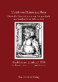 Cover-Bild zum Titel 'Pirckheimer Jahrbuch 33 (2019-2020): Ulrich von Hutten und Rom. Deutsche Humanisten in der Ewigen Stadt am Vorabend der Reformation' von ''