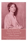Cover-Bild zum Titel 'Love In Autumn & Other Poems' von 'Sara Teasdale'