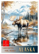 Cover-Bild zum Titel 'Alaska - Landschaften, Tiere, Freiheit (Wandkalender 2026 DIN A4 hoch), CALVENDO Monatskalender' von 'Peter Roder'