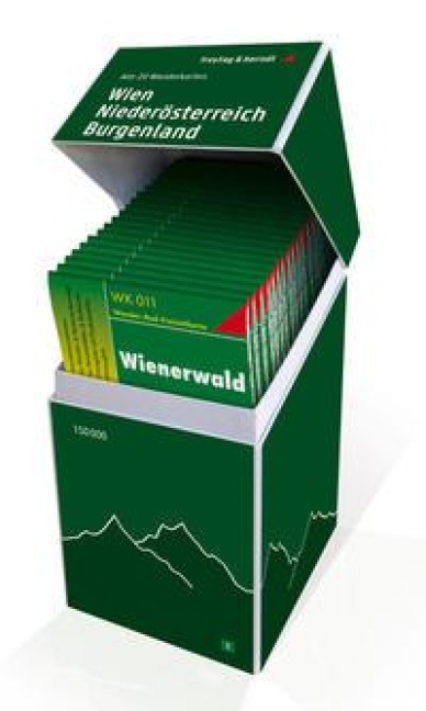 Wien - Niederösterreich - Burgenland, Wanderkarten Set 1:50.000 - 