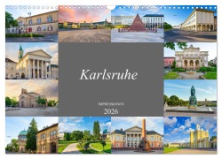 Cover-Bild zum Titel 'Karlsruhe Impressionen (Wandkalender 2026 DIN A3 quer), CALVENDO Monatskalender' von 'Dirk Meutzner'