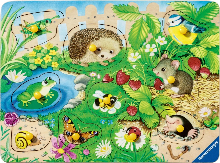 Kinderpuzzle 10 Teile - Meine Gartenfreunde - 