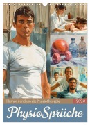 Cover-Bild zum Titel 'Physiosprüche (Wandkalender 2026 DIN A3 hoch), CALVENDO Monatskalender' von 'Sabine Löwer'