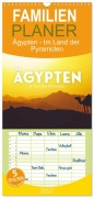 Cover-Bild zum Titel 'Familienplaner 2027 - Ägypten - Im Land der Pyramiden mit 5 Spalten (Wandkalender, 21 x 45 cm) CALVENDO' von 'Sf'