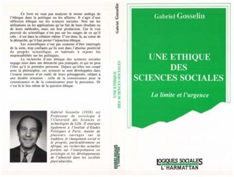 Une éthique des sciences sociales - Gosselin