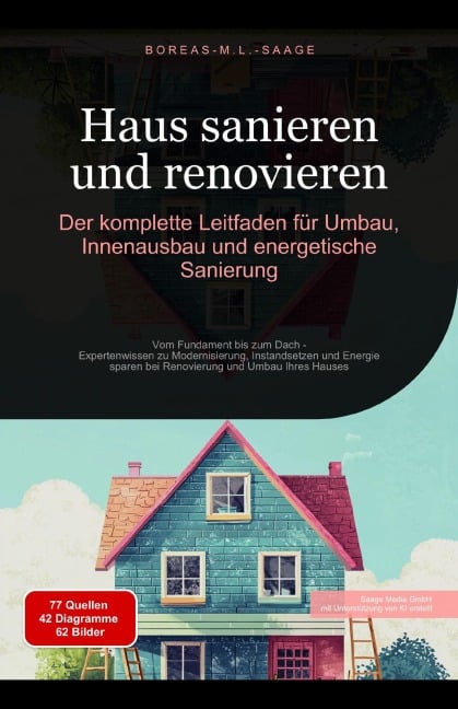 Haus sanieren und renovieren: Der komplette Leitfaden für Umbau, Innenausbau und energetische Sanierung (Hausbau (DE), #2) - Boreas De. M. L. Saage