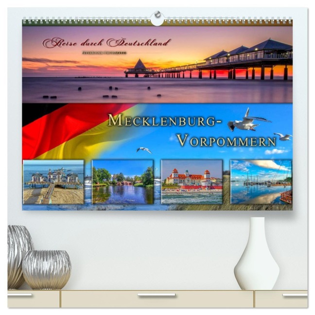 Reise durch Deutschland - Mecklenburg-Vorpommern (hochwertiger Premium Wandkalender 2026 DIN A2 quer), Kunstdruck in Hochglanz - Peter Roder