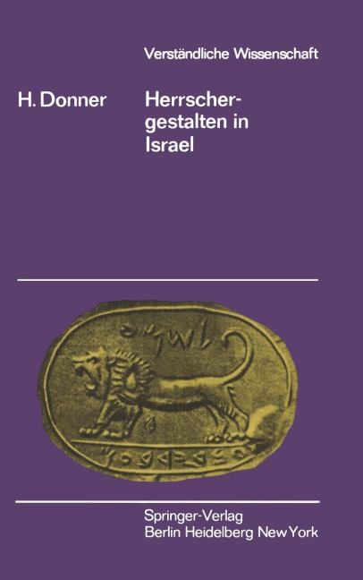 Herrschergestalten in Israel - H. Donner