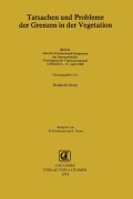 Cover-Bild zum Titel 'Tatsachen und Probleme der Grenzen in der Vegetation' von ''