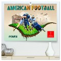 American Football - Power (hochwertiger Premium Wandkalender 2025 DIN A2 quer), Kunstdruck in Hochglanz - Peter Roder