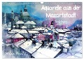 Aquarelle aus der Mozartstadt Salzburg (Wandkalender 2025 DIN A3 quer), CALVENDO Monatskalender - Johann Pickl