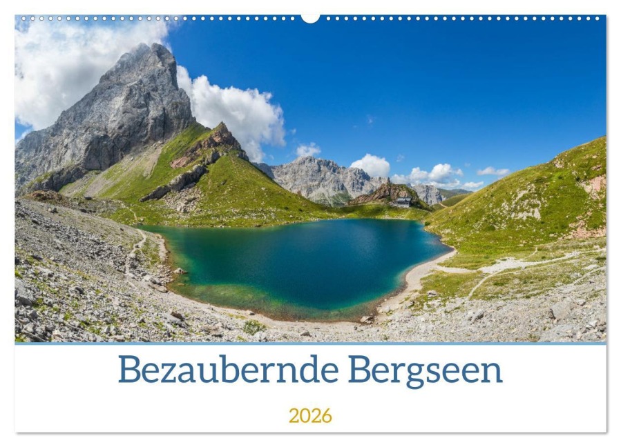 Bezaubernde Bergseen (Wandkalender 2026 DIN A2 quer), CALVENDO Monatskalender - Markus Gubitzer