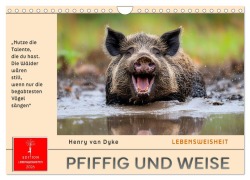 Cover-Bild zum Titel 'Pfiffig und weise (Wandkalender 2026 DIN A4 quer), CALVENDO Monatskalender' von 'Peter Roder'