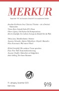 Cover-Bild zum Titel 'MERKUR 12/2025, Jg.79' von ''