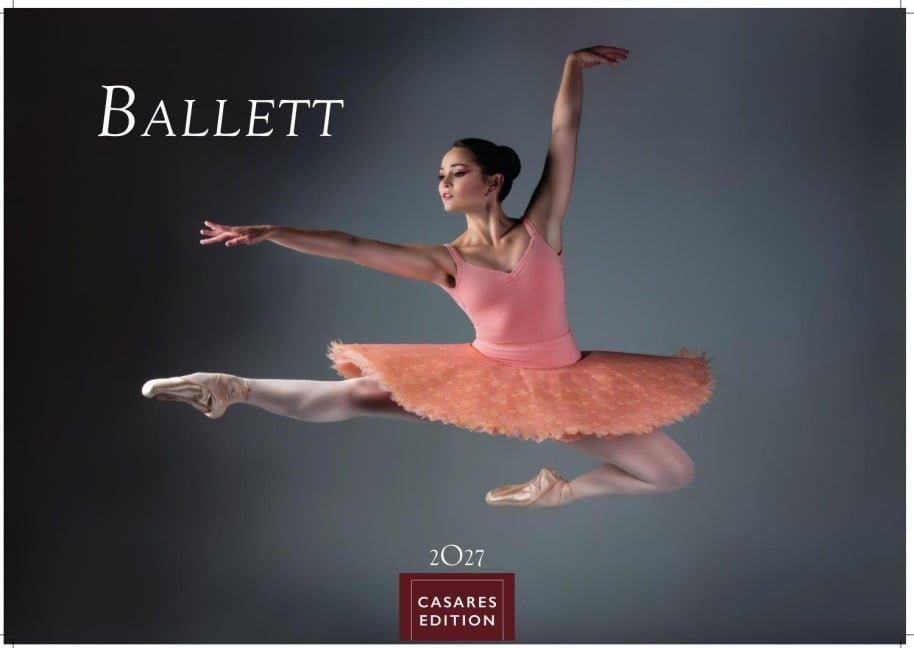 Ballett Kalender 2027 - Wandkalender | Fotokalender | Tanzkalender Kunst 24x35cm - Eleganter Ballett - Ästhetik & Ballettkunst für jeden Monat. - 