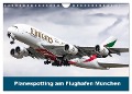 Planespotting am Flughafen München (Wandkalender 2024 DIN A4 quer), CALVENDO Monatskalender - Konrad Eger