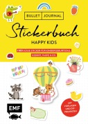 Cover-Bild zum Titel 'Bullet Journal - Stickerbuch Happy Kids: 1100 süße Sticker für Kindergeburtstag, Geburt, Taufe & Co.' von ''