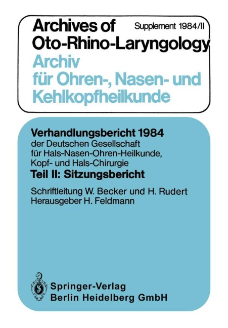 Teil II: Sitzungsbericht - 