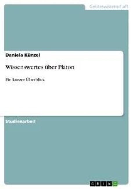 Wissenswertes über Platon - Daniela Künzel