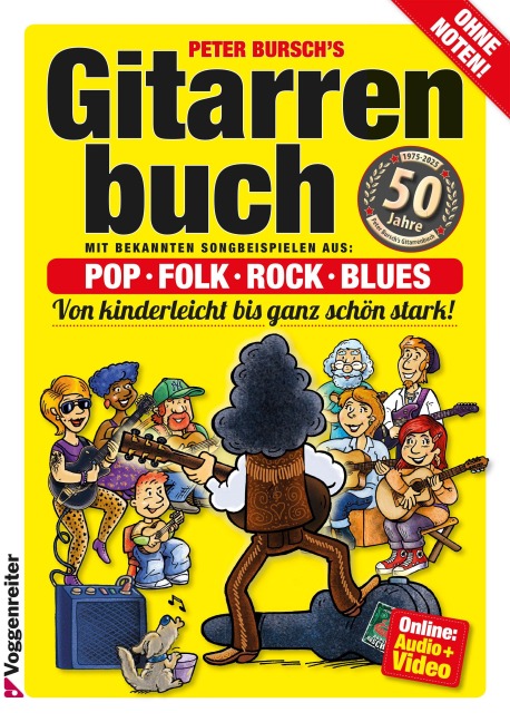 Gitarrenbuch 1. Mit Audio und Video online - Peter Bursch