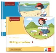 Cover-Bild zum Titel 'Mein Anoki-Übungsheft - Paket Richtig schreiben / Richtig rechnen 4' von ''