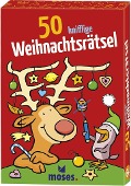 Cover-Bild zum Titel '50 knifflige Weihnachtsrätsel' von 'Charlotte Wagner'