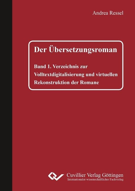 Der Übersetzungsroman - 