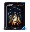 Cover-Bild zum Titel 'Erwachsenenpuzzle 500 Teile - Leuchtender Löwe' von ''