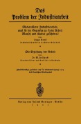 Cover-Bild zum Titel 'Das Problem der Industriearbeit' von 'Hugo Borst, W. Hellpach'
