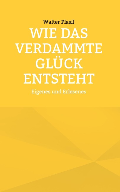 Wie das verdammte Glück entsteht - Walter Plasil