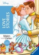 Malen nach Zahlen Disney: Love Stories - Malbuch für Erwachsene - 