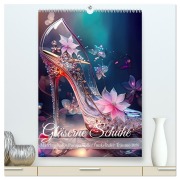 Cover-Bild zum Titel 'Gläserne Schuhe - Märchenhafte Pumps voller funkelnder Träume (hochwertiger Premium Wandkalender 2026 DIN A2 hoch), Kunstdruck in Hochglanz' von 'Fotodesign Verena Scholze'