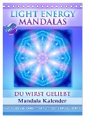 Light Energy Mandalas - Kalender - Vol. 2 (Tischkalender 2024 DIN A5 hoch), CALVENDO Monatskalender - Gaby Shayana Hoffmann
