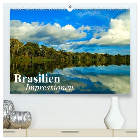 Brasilien. Impressionen (hochwertiger Premium Wandkalender 2025 DIN A2 quer), Kunstdruck in Hochglanz - Elisabeth Stanzer