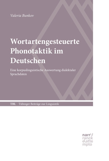 Wortartengesteuerte Phonotaktik im Deutschen - Valeria Bunkov