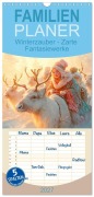 Cover-Bild zum Titel 'Familienplaner 2027 - Winterzauber - Zarte Fantasiewerke mit 5 Spalten (Wandkalender, 21 x 45 cm) CALVENDO' von 'Liselotte Brunner-Klaus'