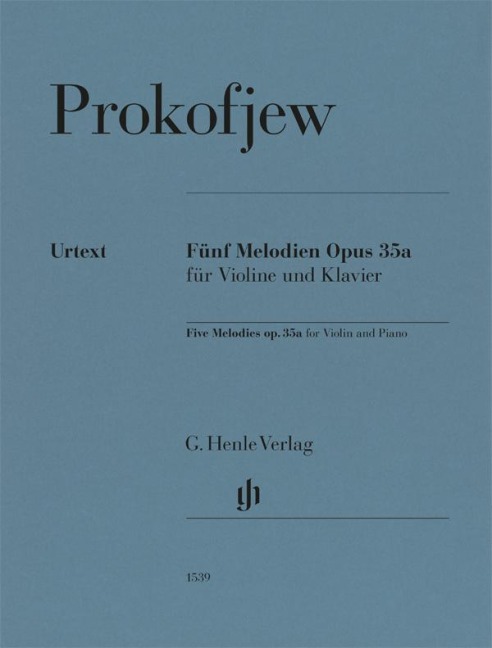 Sergej Prokofjew - Fünf Melodien op. 35a - Sergej Prokofjew